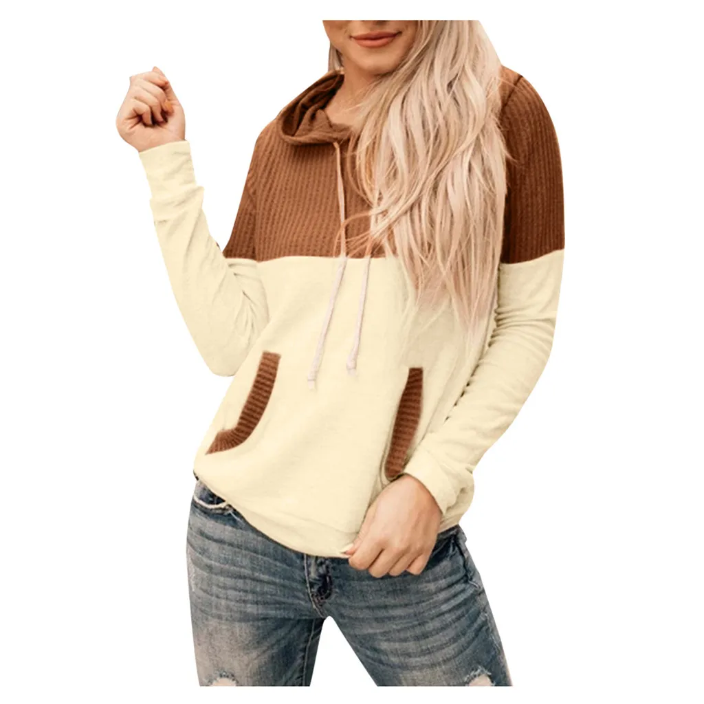 Женские повседневные топы с капюшоном Рубашки Топы Толстовка Прямая поставка |