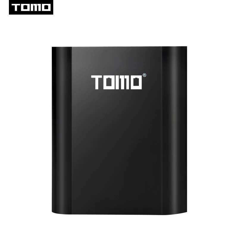 tomo s4 18650 charger powerbank case lithium battery storage diy box lcd display type c 3 usb input ports free global shipping