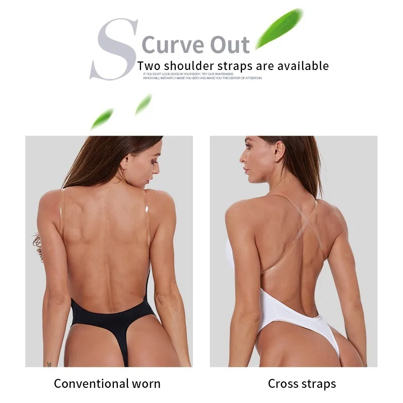 

Waist TrainerSexy Deep V Neck Dress Women Backless Body Shaper Push Up Plunge Bra Body Shaper Tummy Shapewear Bodysuit