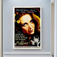 v2009 the locket vintage classic movie wall silk cloth hd poster art home decoration gift