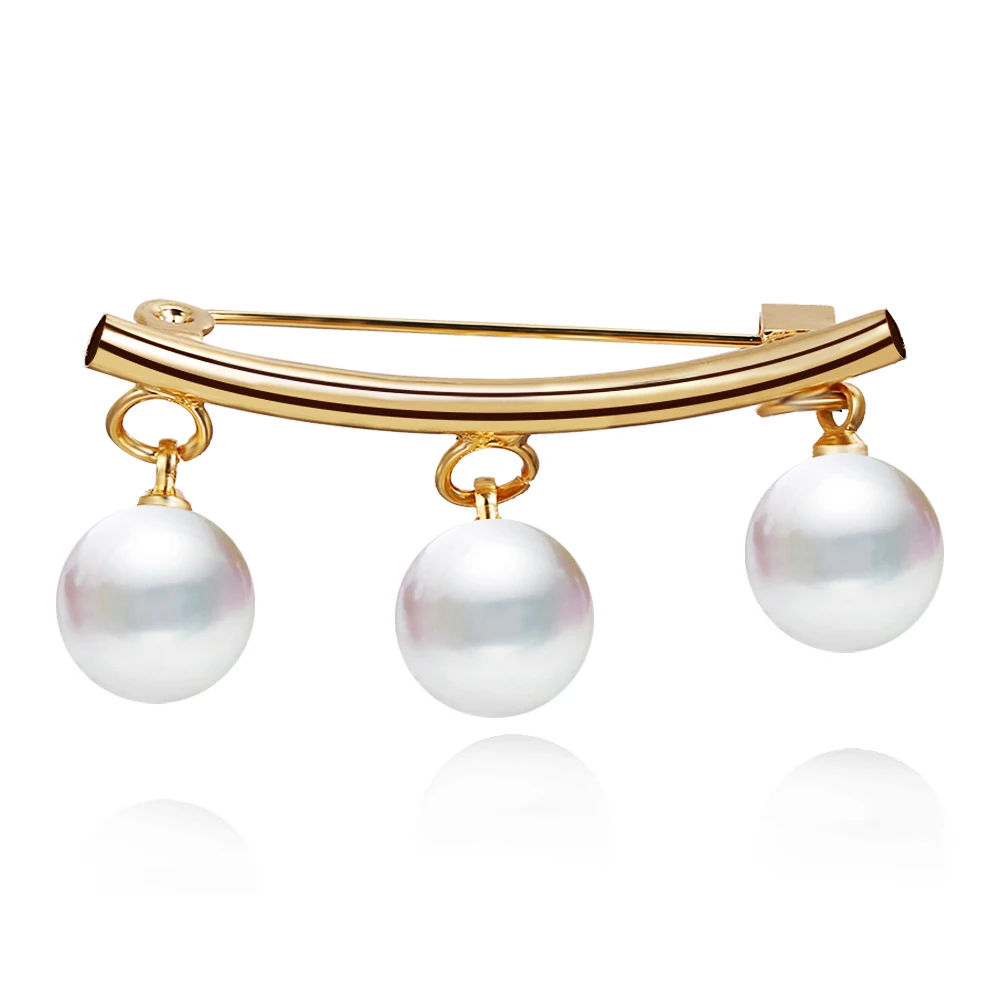 Броши с креативным бантиком модный темперамент анти светильник брошь жемчугом