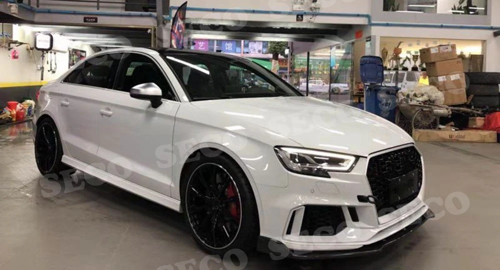Карбоновый передний бампер спойлер для Audi A3 RS3 не A3 Стандартный S3