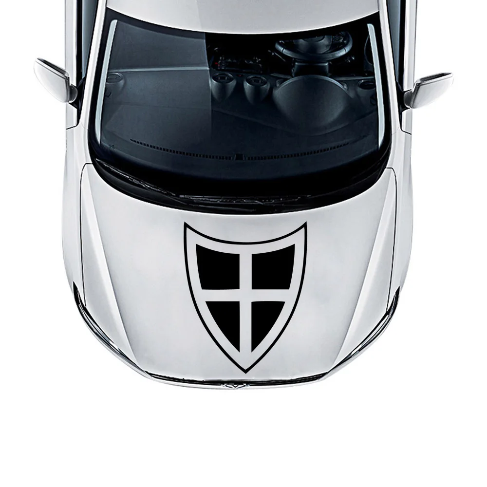 

New Design knight Shield Auto Stickers On The Car Reflective Waterproof Vinyl Funny Sticker Accessories For Mazda Cruze Peugeot