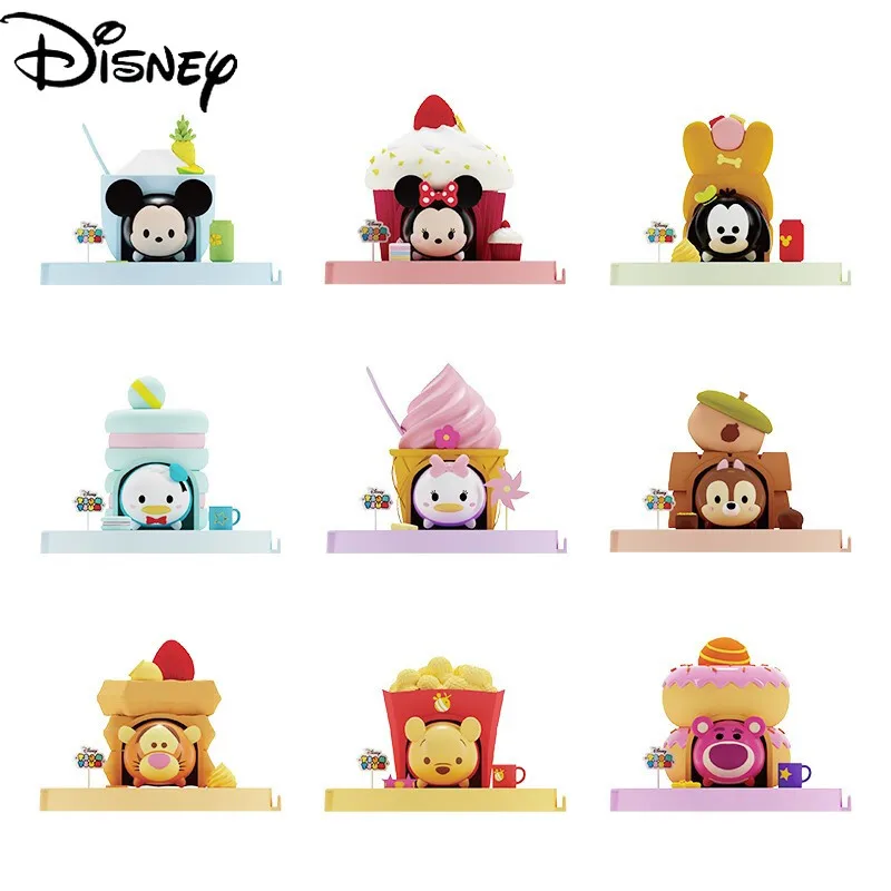 

Original Disney Tsum Tsum Dessert House Blind Box Mickey Mouse Donald Duck Hand Office Aberdeen Desktop Cake Decoration