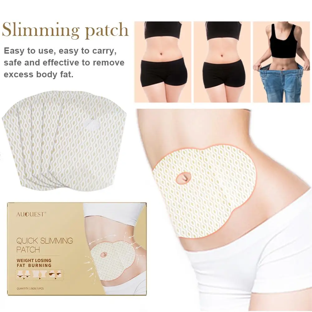 5 шт. пластырь для похудения сжигания жира MYMI Wonder живота Женский массажер