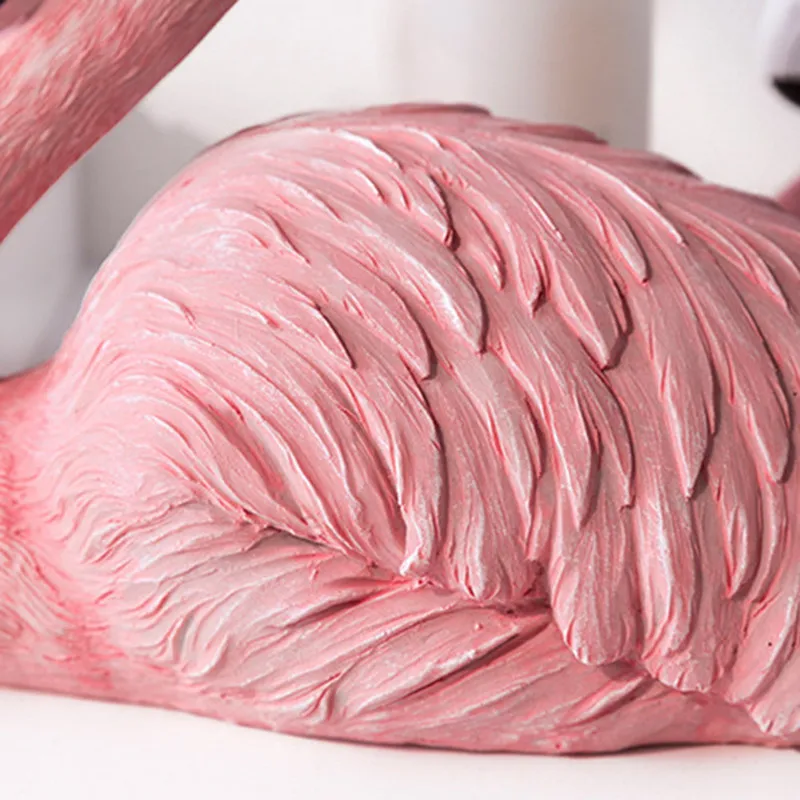 Статуэтки для домашнего декора в скандинавском стиле из смолы Розовый фламинго