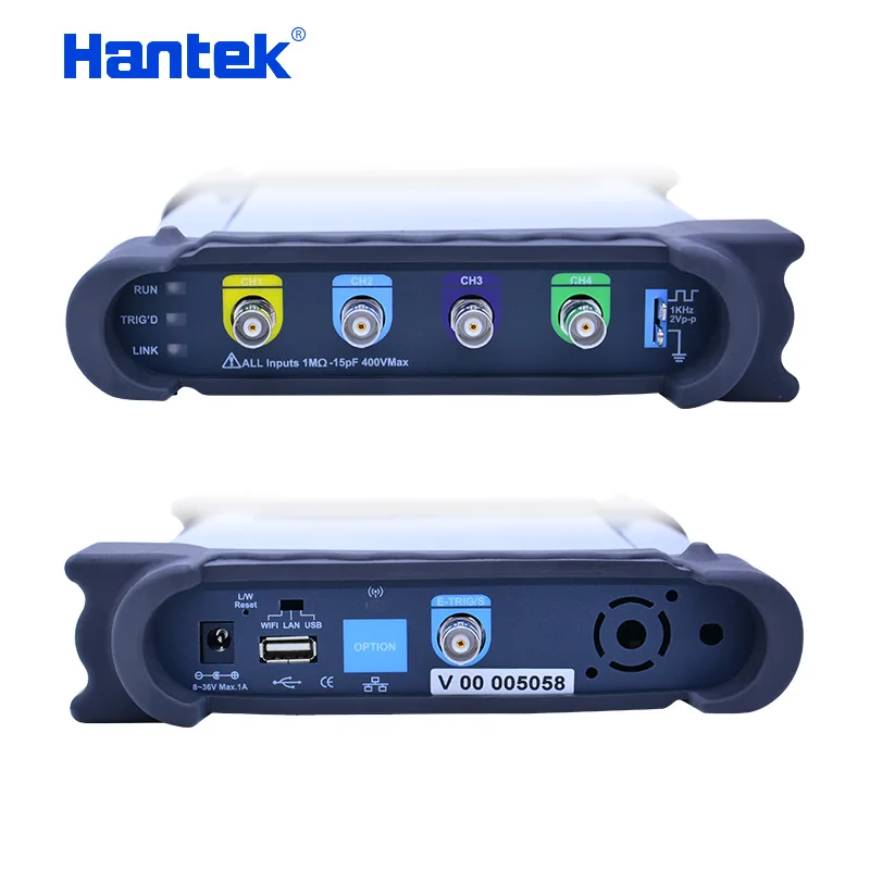 Hantek 4-канальный USB осциллограф/произвольный генератор сигналов/анализ