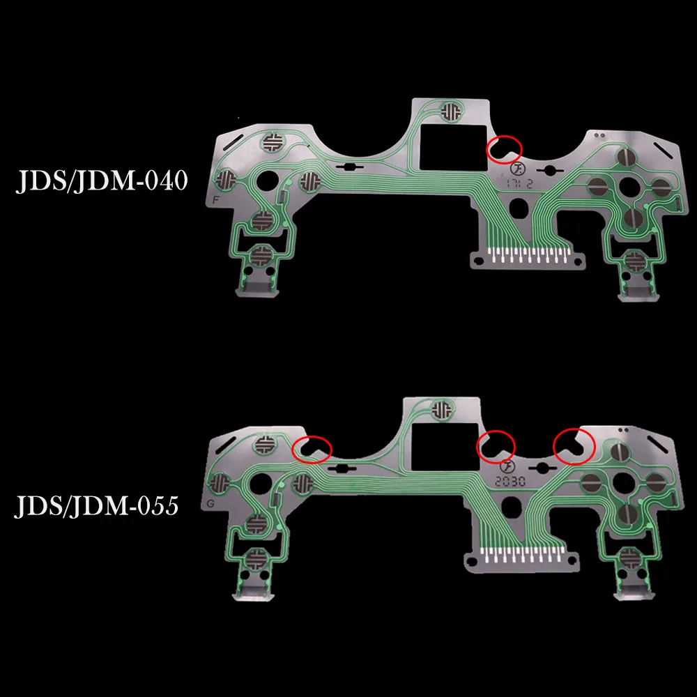 2PCS JDM JDS 001 010 011 030 040 055 For Sony DualShock 4 Conductive Film Keypad for PS4 Pro Slim Controller PCB Circuit Ribbon |