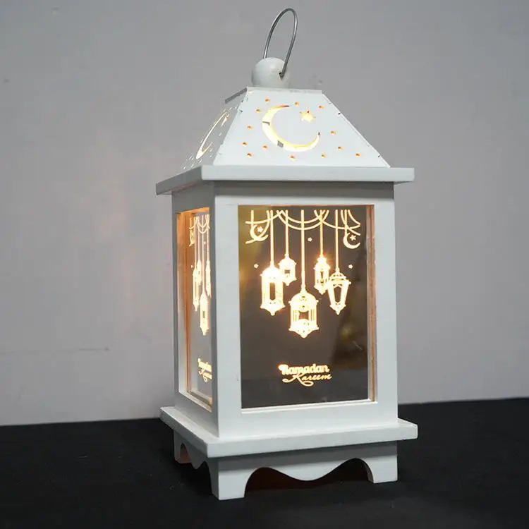 Светодиодный Железный фонарь для дома вечерние украшения Eid Mubarak Ramadan | Дом и сад