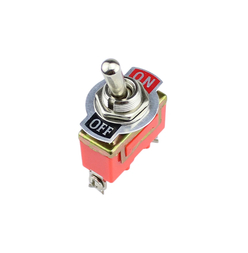 1 шт. AC 250V 15A 2 Pin DPDT On/Off позиции Мини тумблер E TEN1021 оранжевый|dpdt mini switch|dpdt toggle switchdpdt