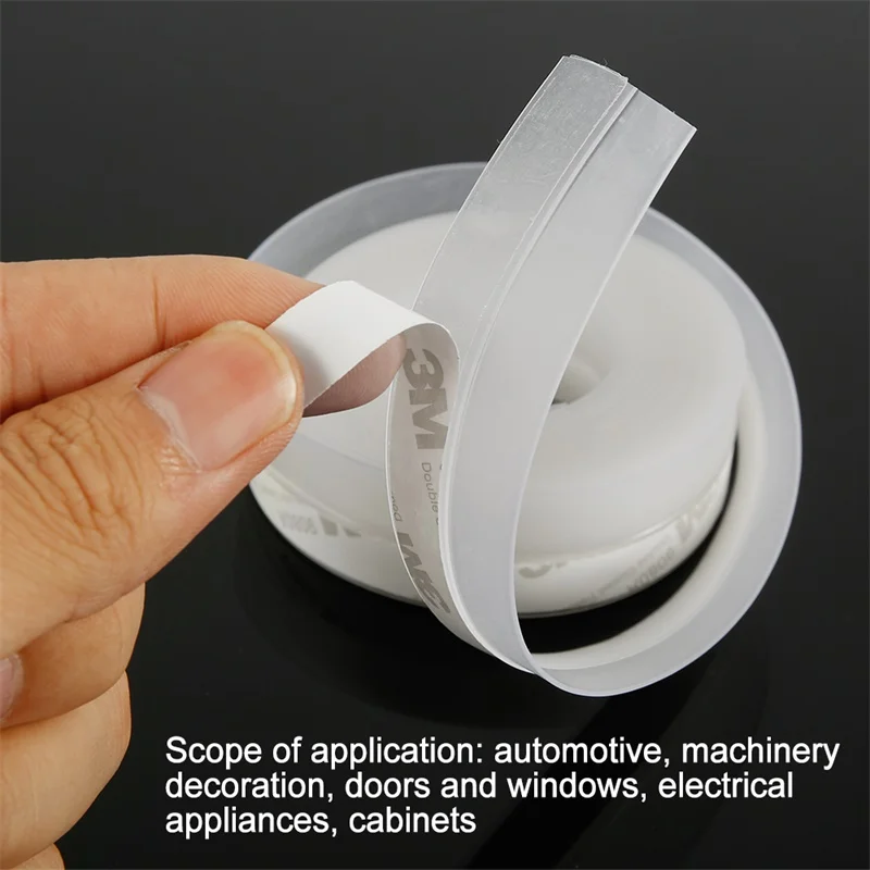 25/60mm 5 M Multifunctional Rubber Sealing Strip Steel Door Window Silicone Soundproof New | Обустройство дома