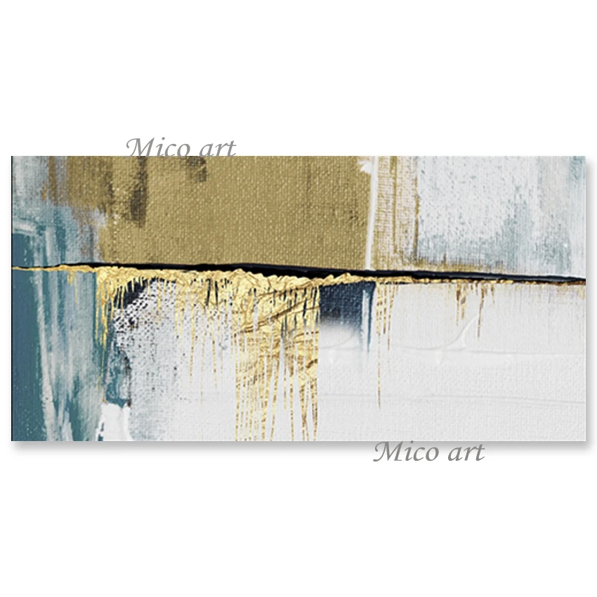 

Modern Home Wall Decor Panel Abstract Gold Foil Texture Abstract 100% Hand-painted Large Size Oil Painting Canvas Wall Decor Art