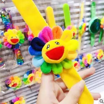 1 60 шт./лот DIY мульти ткани Подсолнух круглые очки Улыбка лицо браслеты Инструменты для укладки волос аксессуары HA782 - Цвет: 1