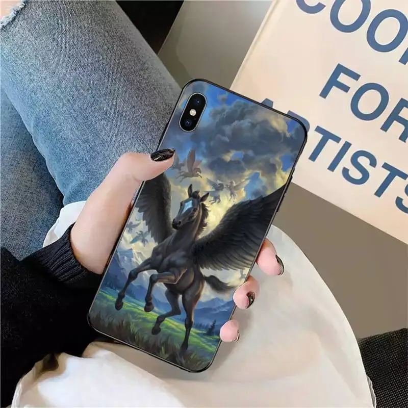 

Running horse Phone Case for iPhone 11 12 pro XS MAX 8 7 6 6S Plus X 5S SE 2020 XR mini