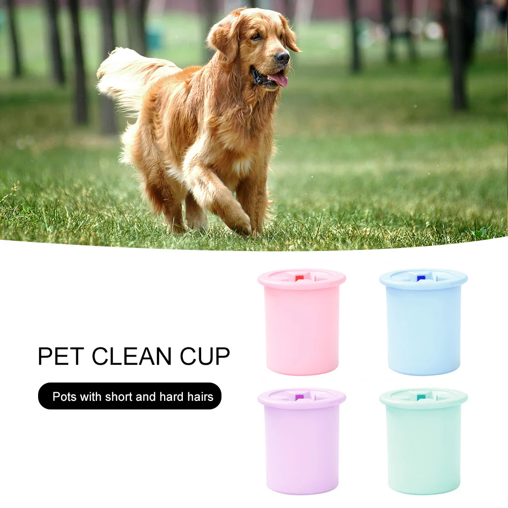 

Pets Claw Cleaner Cup Portable Dog Cat Foot Washer Soft Silicone Pet Foot Wash Tool Puppy Kitten Claw Quickly Cleaning Cups