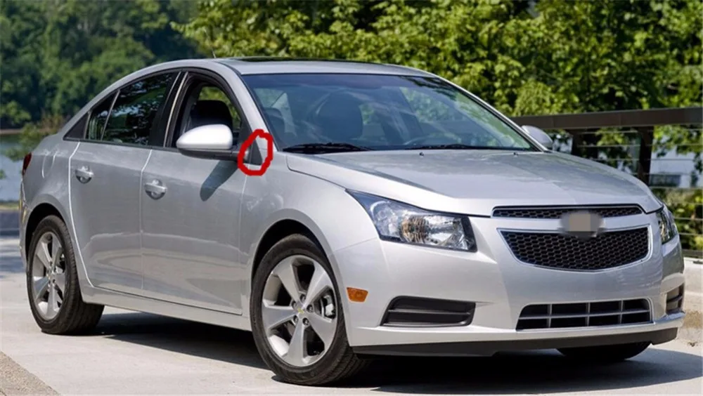 1 шт. левая треугольная накладка на зеркало заднего вида для Chevrolet Cruze 2009 2014|bezel| |