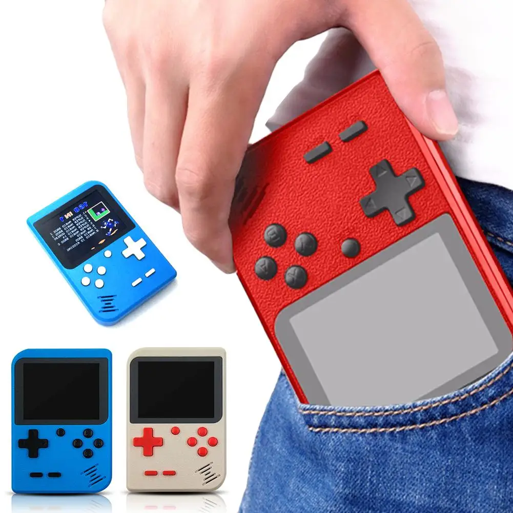 Встроенный 400 игр ручной Ретро игровой консоли мини TFT экран USB зарядка