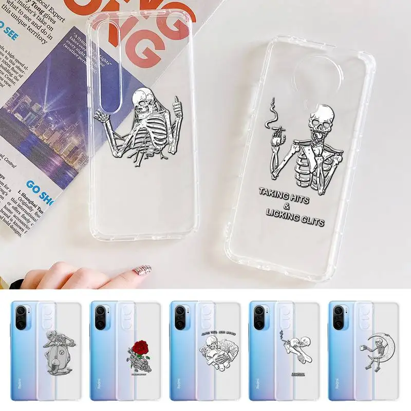 

Cartoon Cute Skull Phone Case For Xiaomi 10t pro 11 Note10lite Redmi 5plus 7A 8 K20pro 9A Note 9 Pro Max s 10
