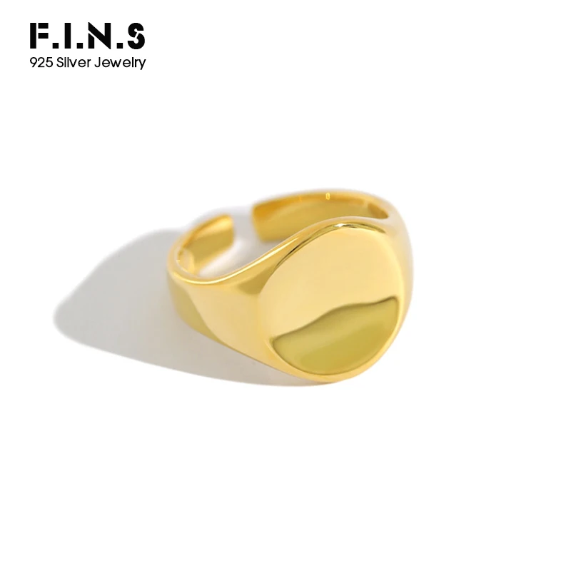 F.I.N.S Корейский Японский стиль S925 Стерлинговое серебряное кольцо INS