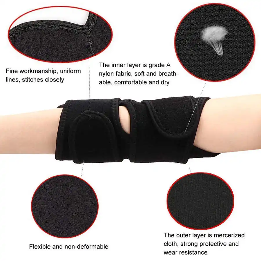 Поддерживающий локоть ремень растягивающийся локти Tendonitis артрит облегчение