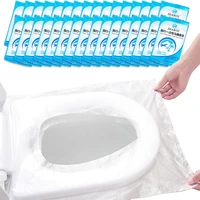 30pcs portable disposable toilet seat cover waterproof restroom seat cover native wood pulp for travelcamping bathroom