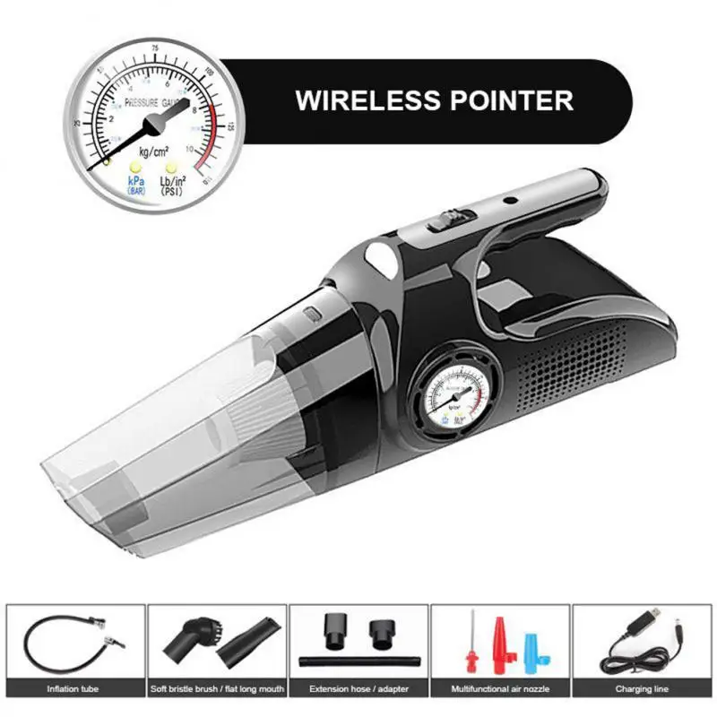 

Автомобильный мощный пылесос, 2 режима, регулируемый ручной пылесос для дома и автомобиля, двойного использования, 5000 па, портативный электр...