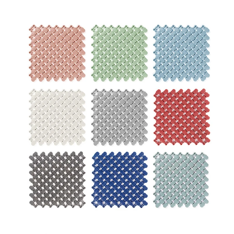 DIY коврик ПВХ ковер для ванной комнаты кухни открытый Противоскользящий 20x20 см