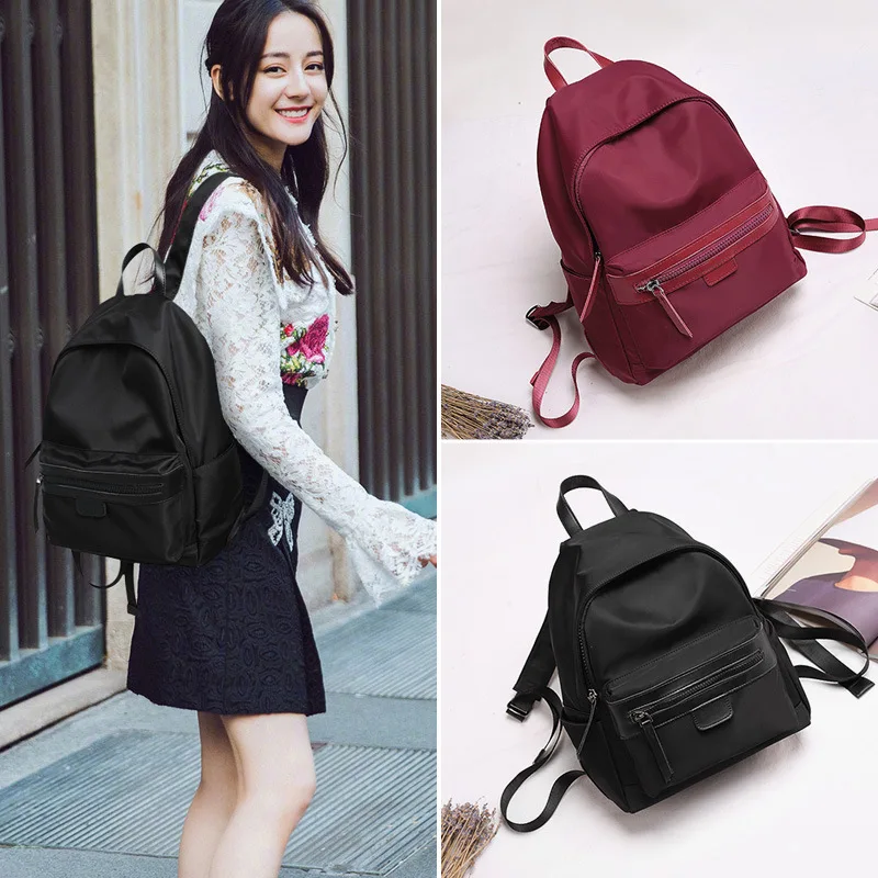 

2020 New Fashion Designer Oxford Multi-bag Large Capacity Soft Waterproof Backpacks Traveling Daily Black and Red