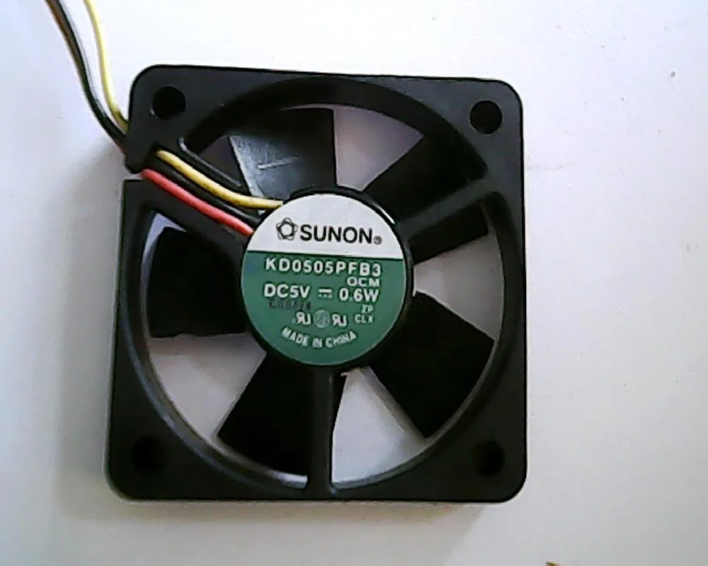 Тайвань SUNON 5010 5V 0 6 W 3 проводной шарикоподшипник вентилятор KD0505PFB3|Системы HVAC и