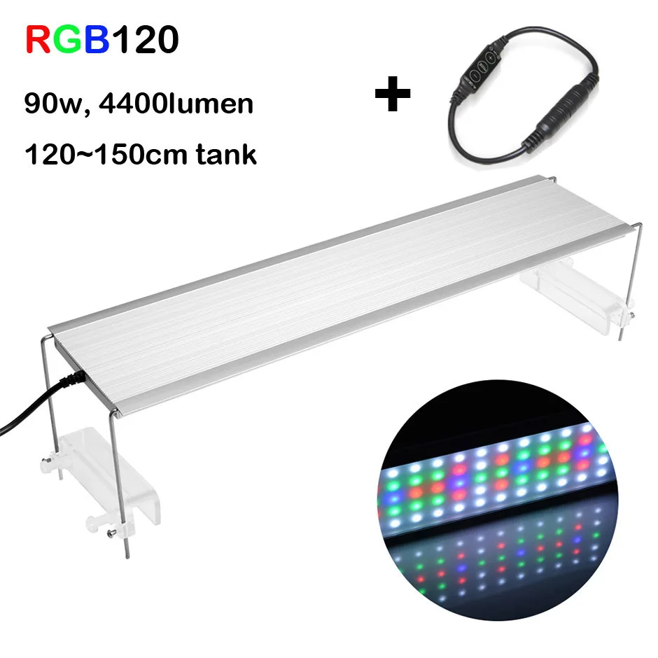 RGB120 free dimmer Водяная Светодиодная лампа для роста растений Chihiros RGB серия стиль ada водяное растение для аквариума аквариум Новое поступление - Цвет: RGB120 free dimmer