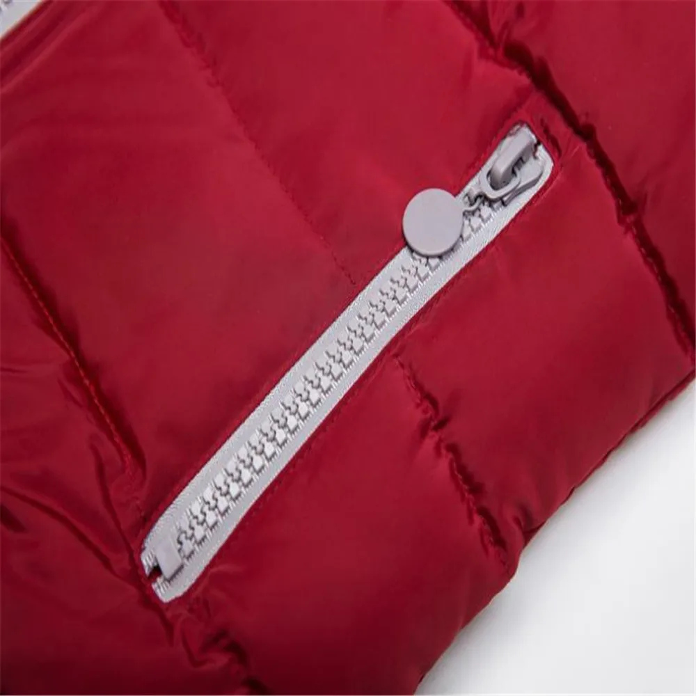 Женские осенние съемные плотные Жилеты с капюшоном большого размера женские