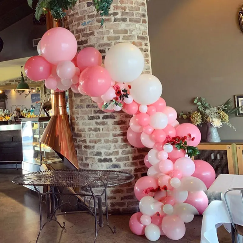 

103pcs Balloons Garland Arch Kit Pastel Pink Baby Shower Balloons for Birthday Wedding Gender Secret Party Decoration