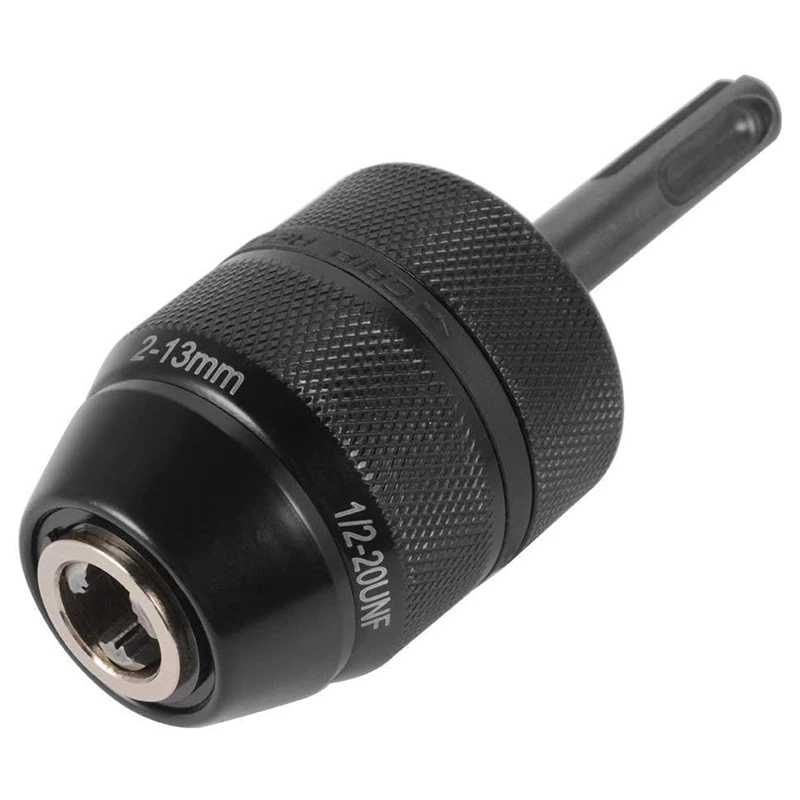Keyless Drill Chuck Adapter 2-13mm 1/2-20UNF Mount Heavy Duty Professional Converter Tool with SDS Plus Shank Adaptor | Инструменты