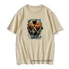 Мужские стильные футболки на каждый день Stalker Shadow of ernobyl, Органическая хлопковая Однотонная футболка с круглым воротником