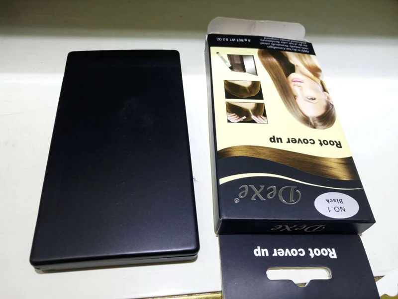 Темно коричневый цвет Dexe волос ing продукты покрытие серое для корней вверх Цвет