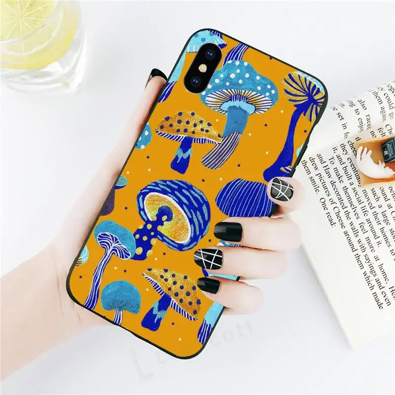 

Cactus and Mushrooms Elegant Phone Case for iPhone 11 12 pro XS MAX 8 7 6 6S Plus X 5S SE 2020 XR