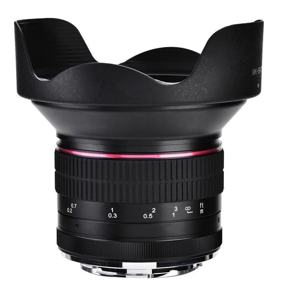

Meike 12mm f2.8 Ultra Wide Angle Fixed Lens with Removeable Hood for Panasonic Olympus Mirrorless Camera MFT Micro 4/3 Mount