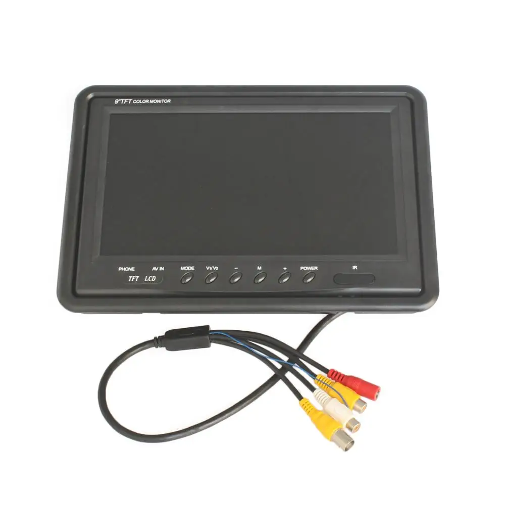 Автомобильный ЖК-монитор DIYKIT экран для задний вид автомобиля с входом BNC/AV пульт