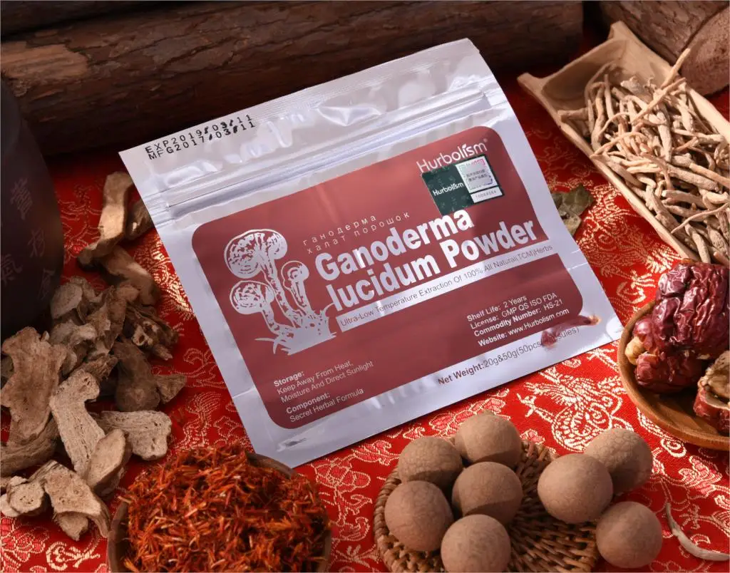 Новая формула Hurbolism порошок Ganoderma lucidum для повышения иммунитета энергии и функции