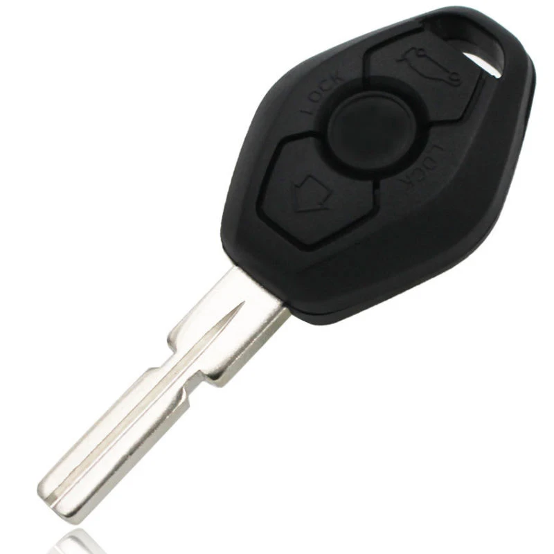 For BMW 3 5 7 SERIES E38 E39 E46 433MHZ HU58 Remote Key Button Full Black Car Replacement Plastic Fob Durable Brand New | Автомобили и