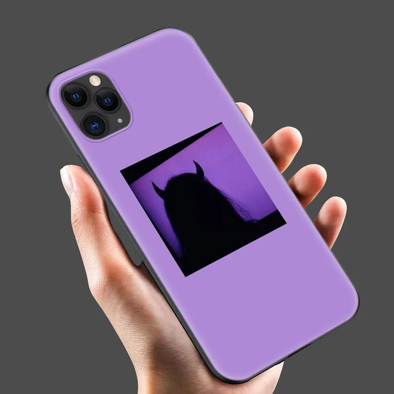 Черный чехол из ТПУ для iphone 5 5s se 6 6s 7 8 plus x 10 XR XS 11 pro MAX розового красного цветов с
