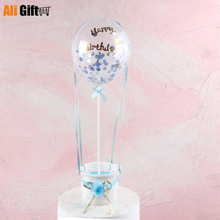 Хит продаж украшения для торта на день рождения набор цветочных корзин с