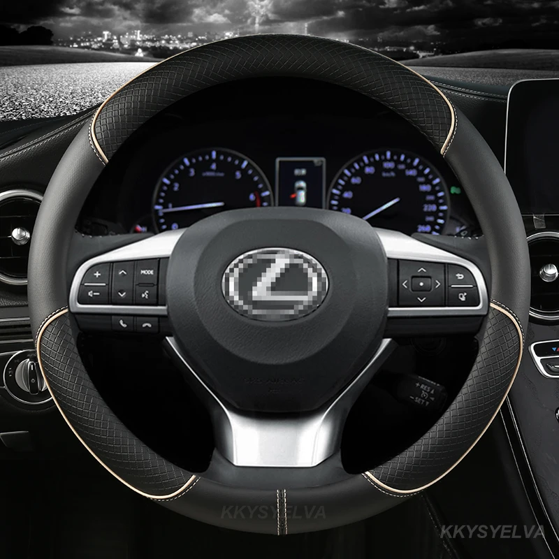 

Чехол на руль автомобиля 38 см 15 дюймов для Lexus Es250 Is300 Rx270 rx450 Nx300 Ls460 Ct200h Ux260 Gx470 gx460 Lx570 Gs300