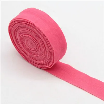 watermelon red 20 мм эластичная лента Многоуровневая спандекс отделка шитье поясная Лента кружевная ткань лента аксессуары для одежды складывающаяся лента - Цвет: watermelon red
