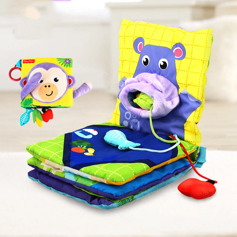 Книжка тканевая для младенцев детская развивающая игрушка храповая тетрадь