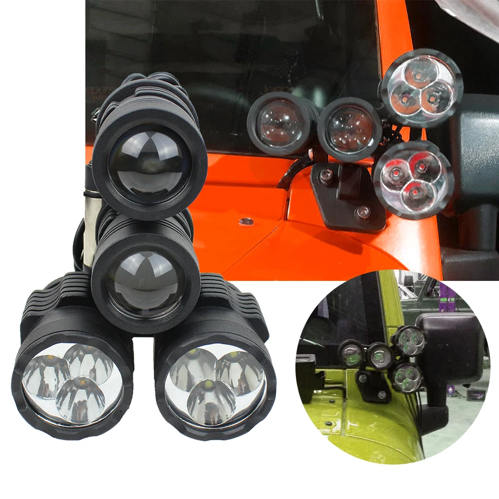 100 Вт точечная Светодиодная рабочая лампа свет белый янтарь микс противотуманная