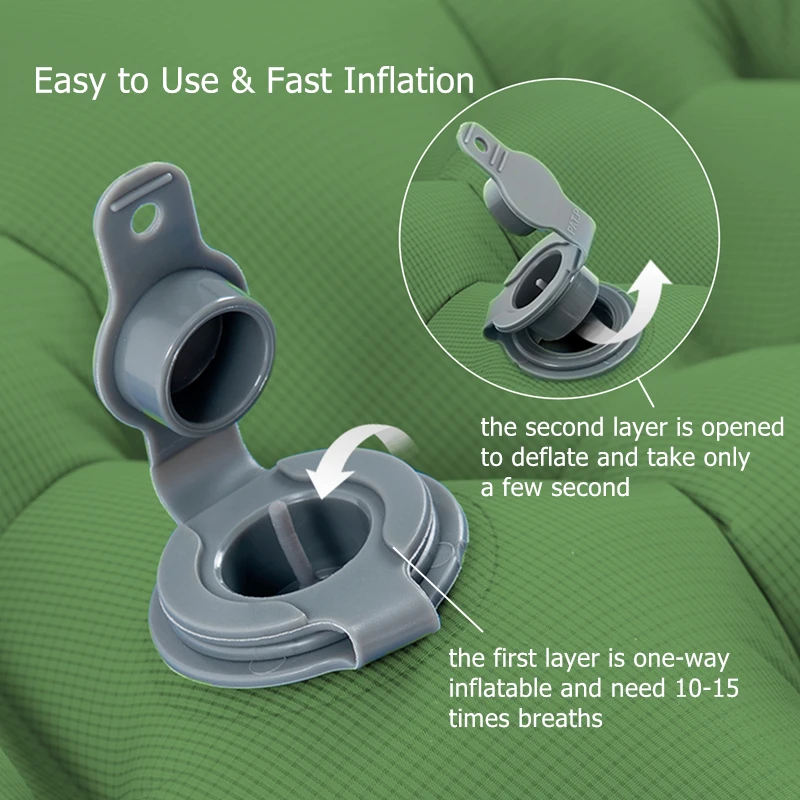 barato Ultraleve Portátil Inflável Colchão Mochila à Prova Dwaterproof água Dobrável Cama Viagem Esteira De Acampamento Com Travesseiro