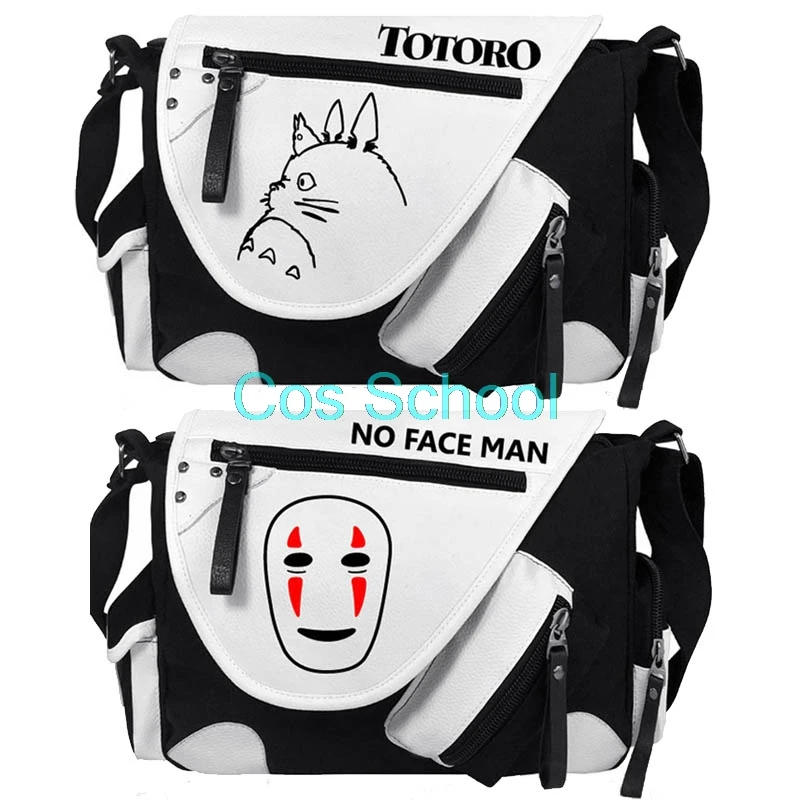 Школьные сумки Totoro Cos студенческие рюкзаки без лица мужская сумка через плечо Tonari