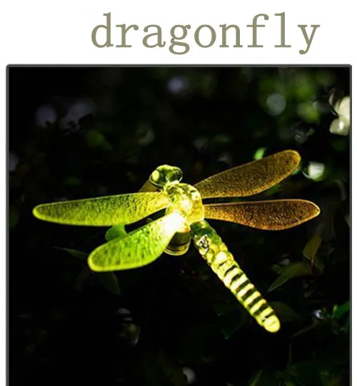 Style 2 Explosion LED Solar Garden Light Dragonfly Butterfly Bird Outdoor Waterproof Garden Lawn Path Decorative Light - Испускаемый цвет: Style 2