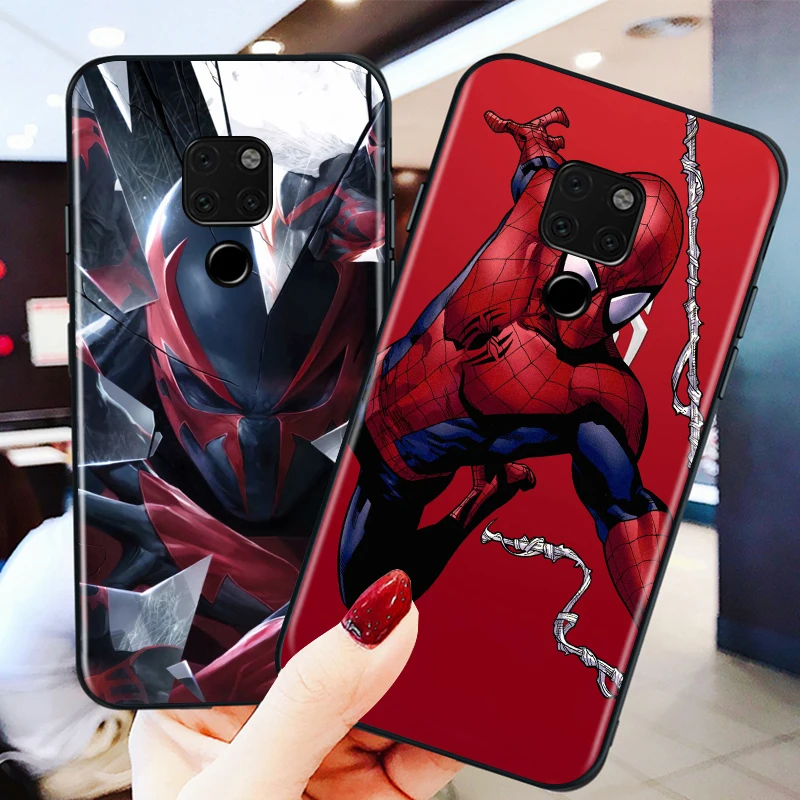 

Marvel-Spider-Man for huawei Mate 10 20 30 40 Lite Pro X Lite RS Plus TPU Black Phone Case